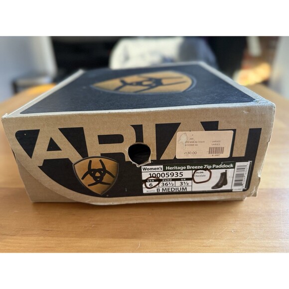 ARIAT Heritage Breeze Zip Paddock Boot Women's Brown Size 6 Style 10005935 - Picture 3 of 7